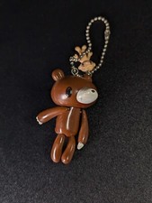 Chax Gloomy Bear Keychain Figure Mascot Brown