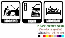 Build Race Love Car Vinyl Decal Sticker Car Window Bumper Wall Laptop 7"