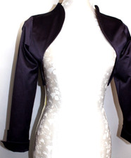 Umstandsmode Brautmode "Que Sera" Beate Bolero Jacke Gr. 34 Farbe: Viola NEU