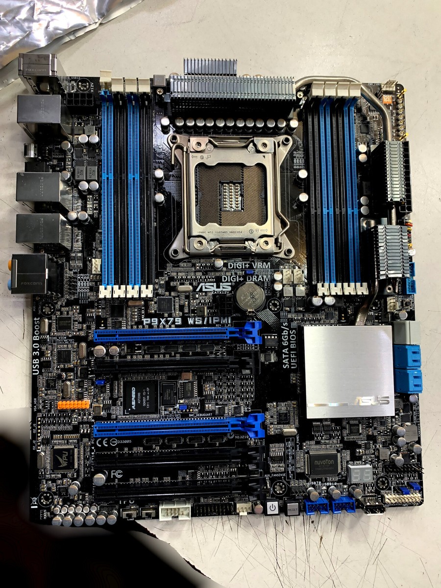 Asus P9X79 WS IPMI LGA2011 Workstation Motherboard X79 Quad SLI