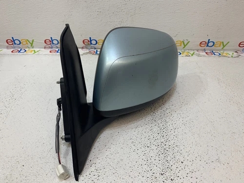 2007-2013 Suzuki SX4 Left Driver Side View Exterior Door Mirror 3 Wire Baby Blue