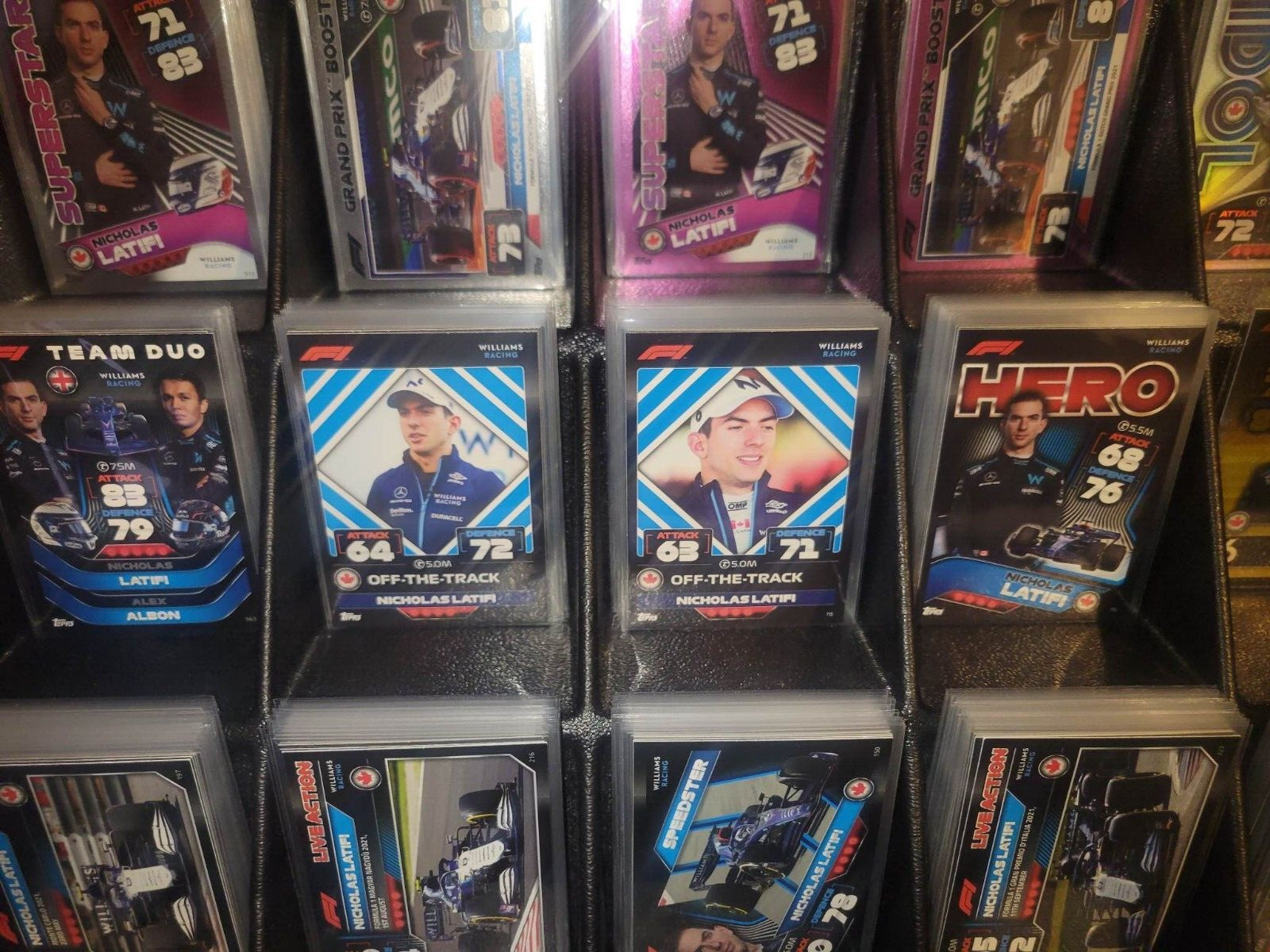 2022 Topps Turbo Attax F1 Pick a Card  Nicholas Latifi