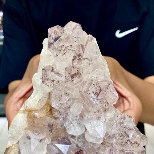 1.9LB Natural Rare White Crystal Limerian Quartz Cluster/Mineral Sample - 第 2/17 張圖片