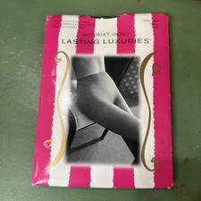 Victoria  s Secret Lasting Luxuries Control Top Pantyhose in Deep Navy sz S