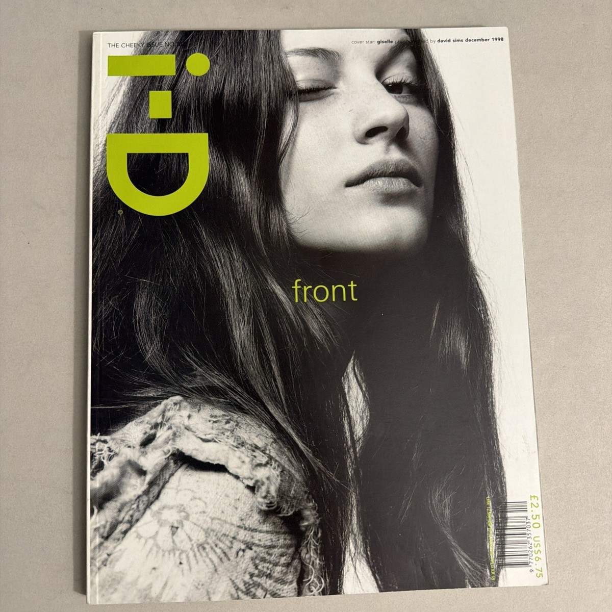 i-D Magazine | Dec 1998 | Cheeky | Gisele | Kate Moss, Spike Jonze