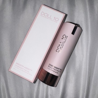 Doll 10 Smooth Assist Overnight Resurfacing Serum 1 oz /30 ml NIB