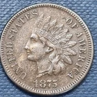 1875 Indian Head Cent 1c XF+ #99315
