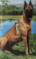 Great Dane Art Printed on a Single Toggle light switch plate, made in USA