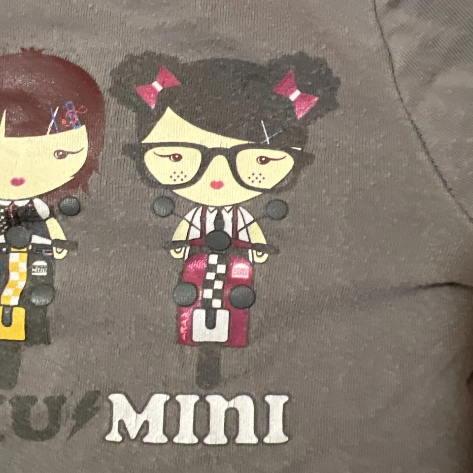 Camiseta manga larga Hara Juku Mini 5 Nerd Alert niñas en ciclomotores talla XL 14/16 niñas Foto 3 de 4