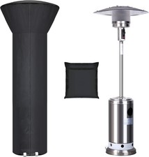 Patio Heater Covers with Zipper and Storage Bag,Waterproof,Dustproof,Wind-Resist