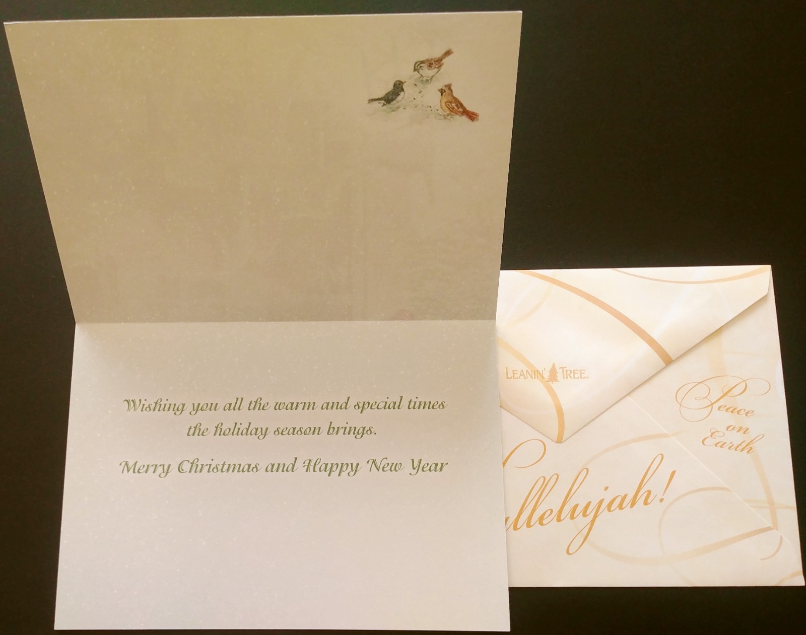 "Western Kiddos" (4) Leanin Tree Christmas, New YR Cards, New With (4) Envelopes