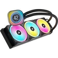 CORSAIR iCUE LINK H150i LCD 3x120mm Liquid CPU Cooler - Black