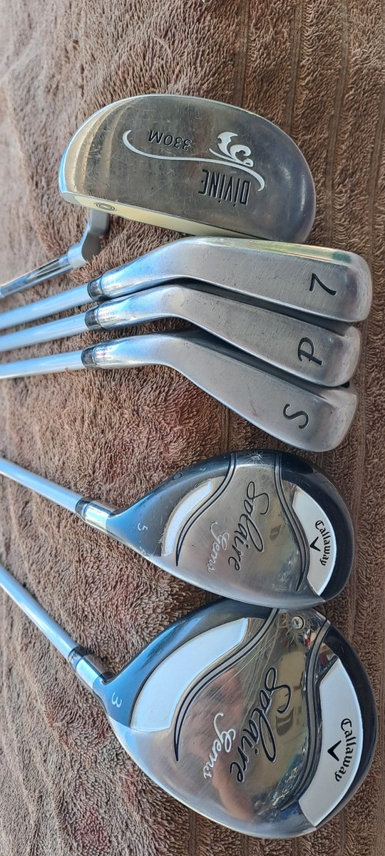 Golf Women's Ladies CALLAWAY SOLAIRE GEMS set 6 Clubs RIGHT H