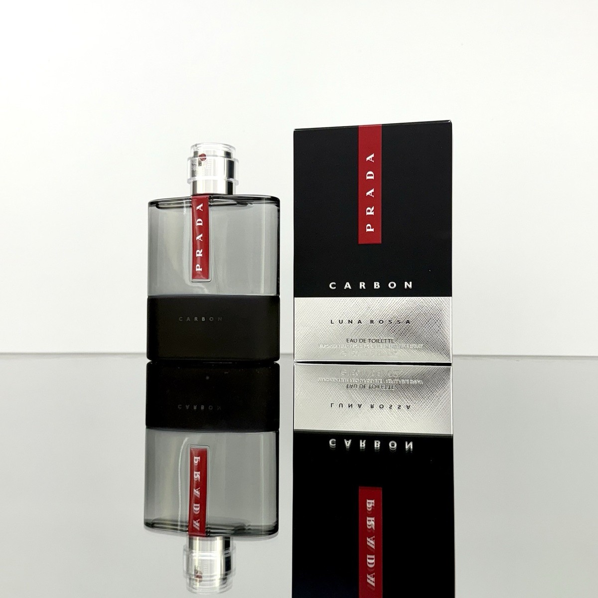 Prada LUNA ROSSA CARBON Men Cologne 5oz-150ml EDT Spray New *JUMBO