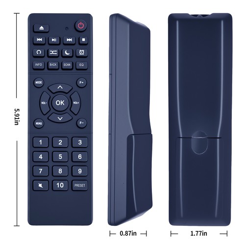 Fernbedienung für Audizio Adria DAB Internetradio Tuner / Soundmaster ICD4350SW - Bild 3 von 5