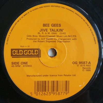 Bee Gees - Jive Talkin' / You Should Be Dancing, 7'', (Vinyl)