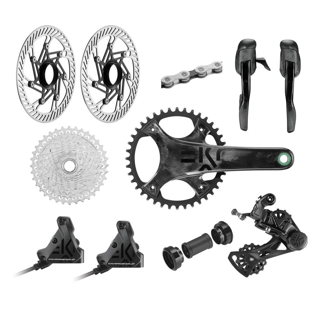 New Campagnolo Ekar Gravel 1x13 Speed Complete Set  FREE WORLDWIDE SHIPPING