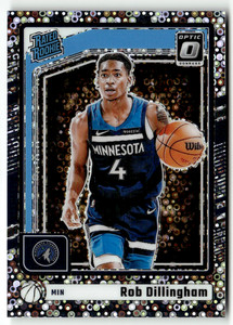 Panini Donruss Optic 2024-25 NBA No. 259 Rob Dillingham Rated Rookie Disco Prizm