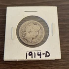 1914-D 25C Barber Quarter