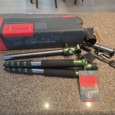 Promaster Professional XC525 Tripod Photography Equipment Green In Box STURDY