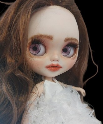 Custom OOAK Blythe Doll ABIGAIL the  Ballerina Vampire Child With Coffin Art