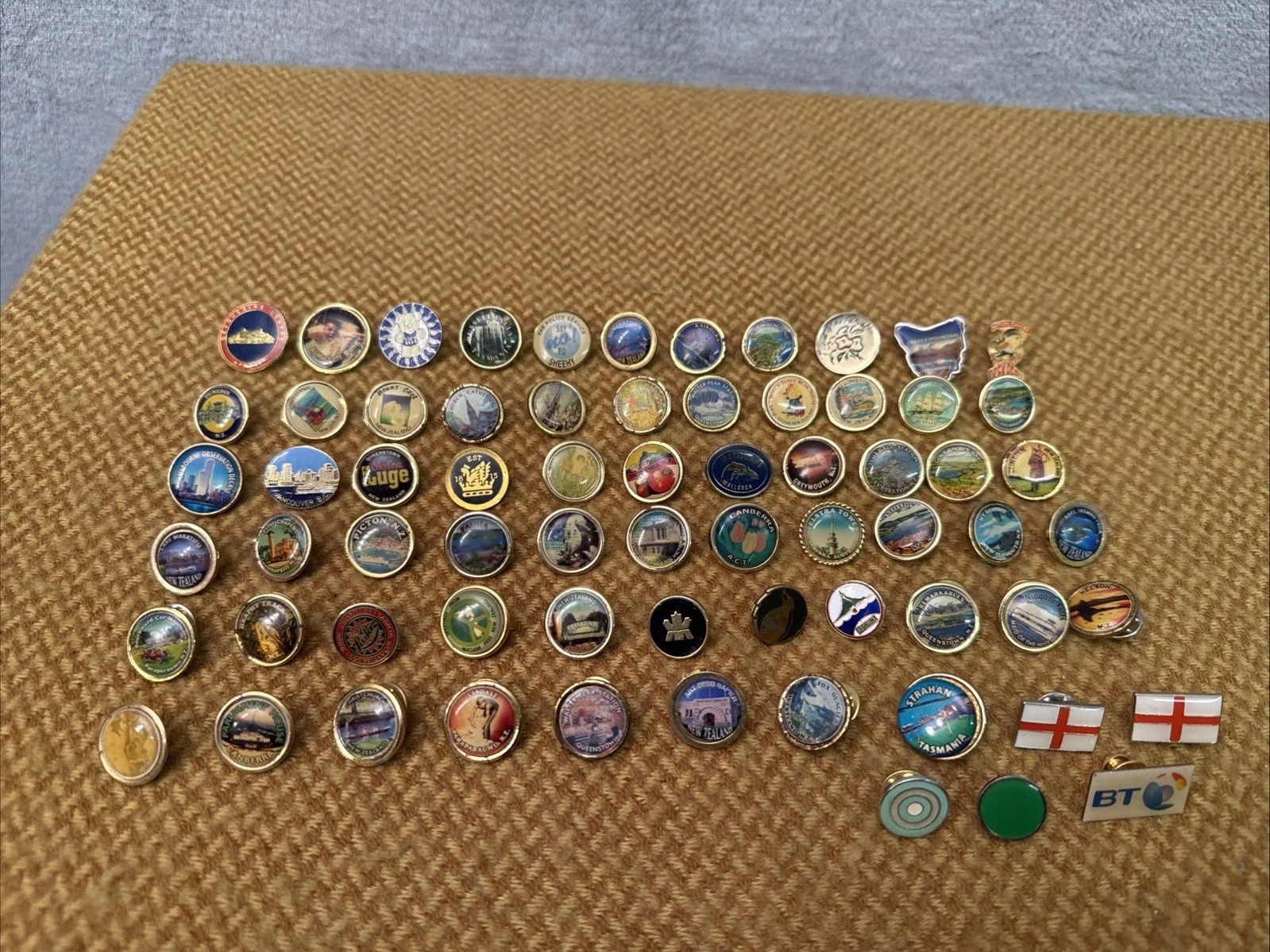 Vintage Metal Pin Badges Bundle  80s/90s - 69 Pcs