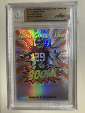 2018 Leaf Valiant Minkah Fitzpatrick Prismatic Orange Pre-Production Proof 1/1