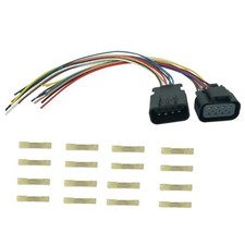 8 Pins Male and Female Projector Headlight LED DRL Wiring Harness Connector
