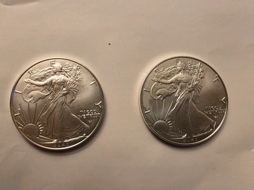 American Eagle Walking Liberty 1 oz .999 Silver 2026 uncirculated  Lot Of 2