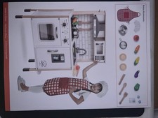 Tiny Land Play Kitchen for Kids, Wooden Kids Play Kitchen Playset Chef Pretend