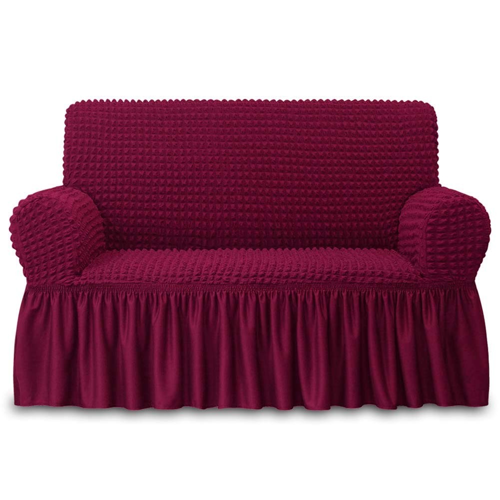 ЧЕХОЛ ДЛЯ ДИВАНА NICEEC LOVESEAT SLIPCOVER 1 шт ЛЕГКО ОБЛЕГАЮЩИЙ ДИВАН ЧЕХОЛ ДЛЯ ДИВАНА - BURNGUNDYRED 8690₽