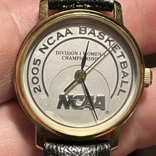 2005 NCAA Basketball Women's Division 1 Championship Watch Swiss Made Leather