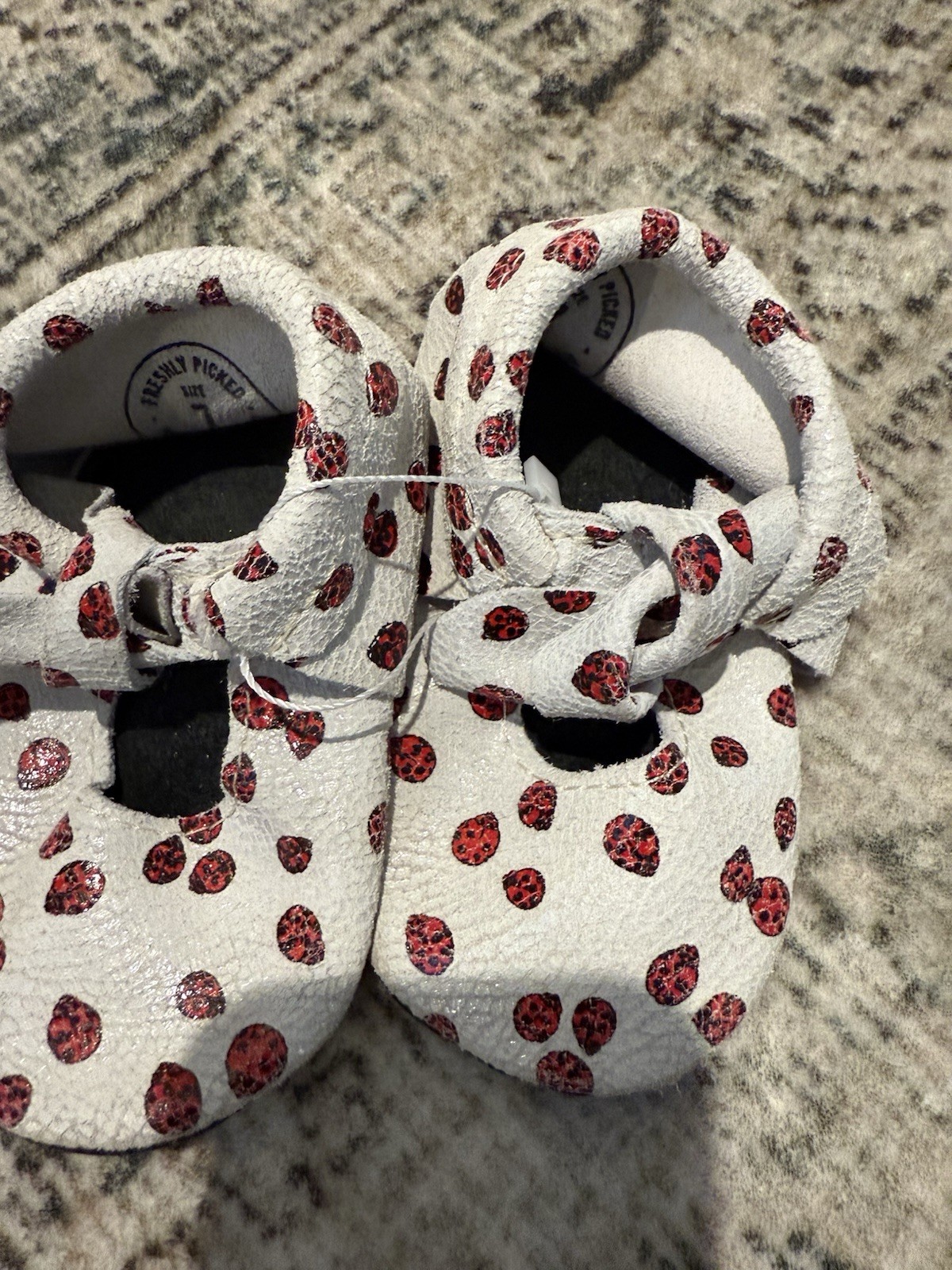 SAOLA Pantofole Lucky Ladybug suola rigida appena scelte taglia 7 ottime condizioni