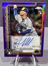2025 Topps Chrome James Meeker Rookie Auto Purple Refractor /250 #RA-JME