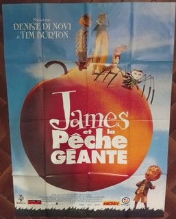Affiche JAMES ET LA PECHE GEANTE H. Selick 1997 120x160cm
