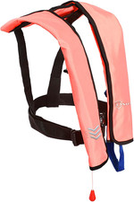 Manual Inflatable Life Jacket Life Vest for Adults Pfd Low Profile Supports up t