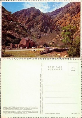 Seweweekspoort Rock formations Seven Weeks Poort, Landismith Calitzdorp 1980