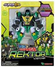 SUPER 10 MIX X CHANGE SERIES :  Ninja Rektor Action Figure Dino Beast Mode