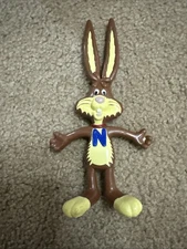 Vintage  Nestle Quik Nesquik Bendy Bunny Mascot "Quicky" Promo Toy  Nice!