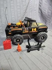 VINTAGE 1980 TONKA FORD BLACKBIRD 4X4 MONSTER TRUCK #14 FLAG Jack Motorcycle Gas