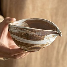 1pc Coarse PotteryTea Bowl Accessories Matcha Mixing Bowl Kitchen Tools