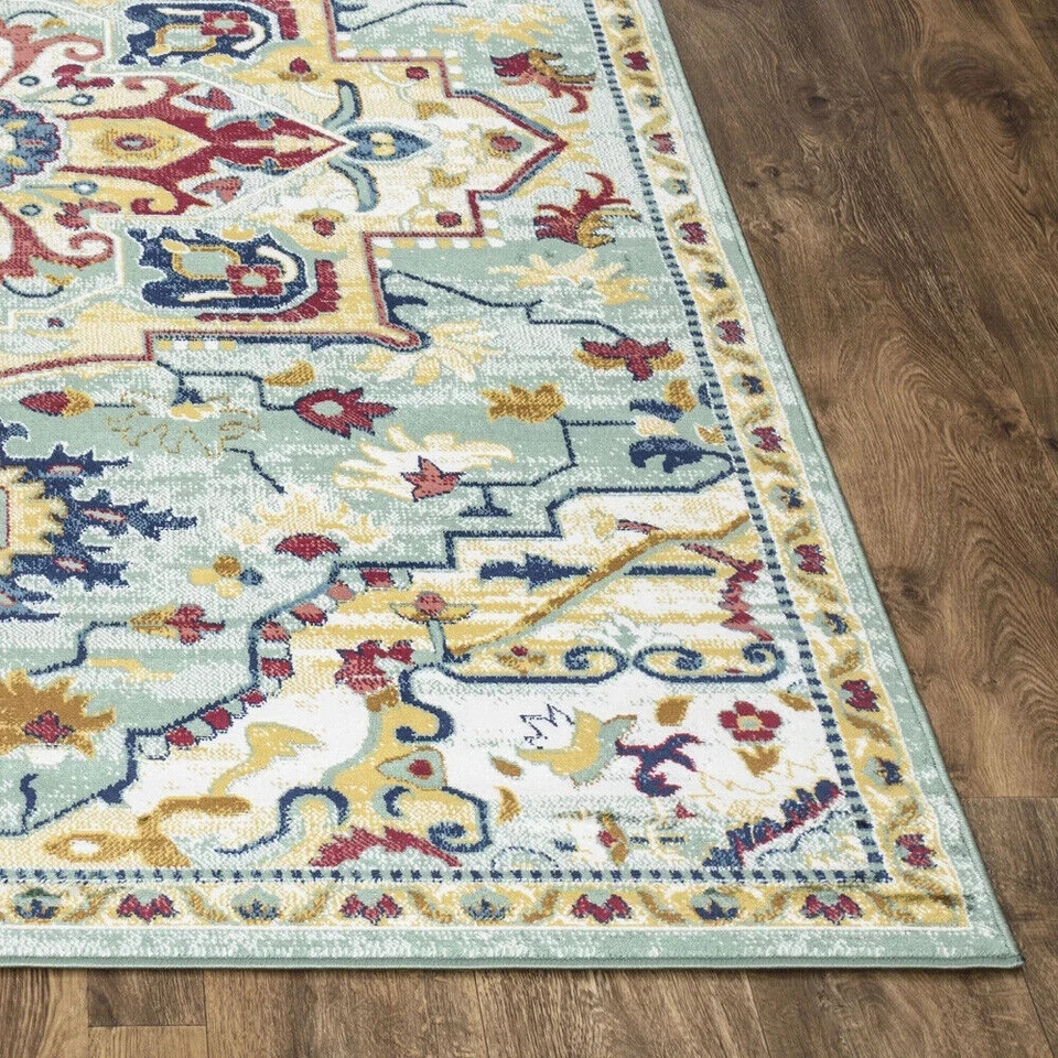 Traditional Large Rug Modern Hallway Runner Living Room Bedroom Carpet Mat - Image 2 of 4