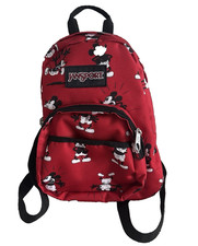 JanSport Disney Backpack Right Pack Expressions Mickey Mouse Valentines Red 12”