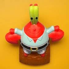Vintage Viacom 2008 Spring Action SpongeBob Mr.Krabs Break Apart Toy
