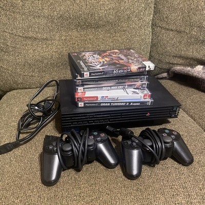 Sony PlayStation 2 Fat PS2 SCPH-50001 Console + power, memory, games, controller