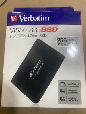 Verbatim Vi550 S3 256 GB Solid State Drive - SATA [SATA/600] - 2.5'' Drive *NEW*