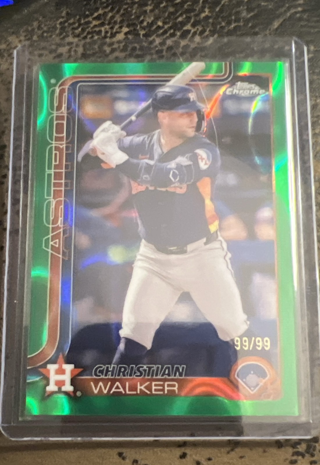 2025 Topps Chrome - Christian Walker #279 Green RayWave Refractor /99