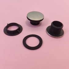 2 Pcs Stainless Steel Kitchen Sink Tap Hole Cover Kitchen Faucet Hole Cover New