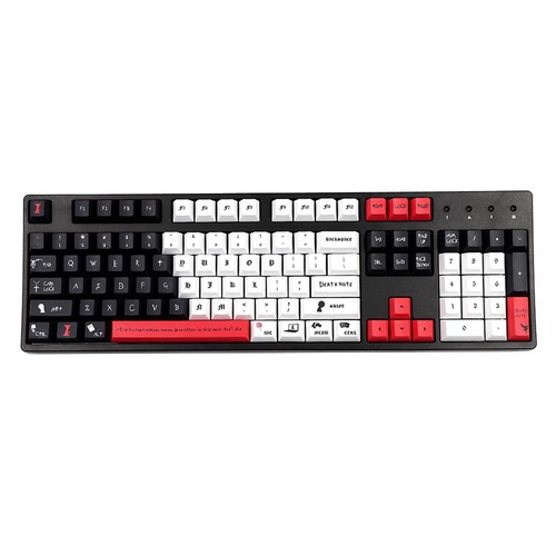 135Keys Death Notes Theme Dye Sublimation PBT Keycaps DIY Set für die meisten - Afbeelding 7 van 7