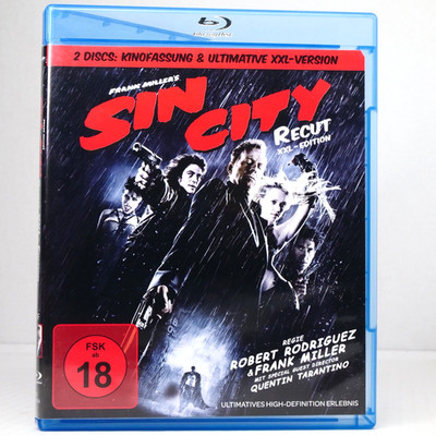 Sin City Recut XXL Edition + Kinofassung Bluray Robert Rodriguez Willis FSK18